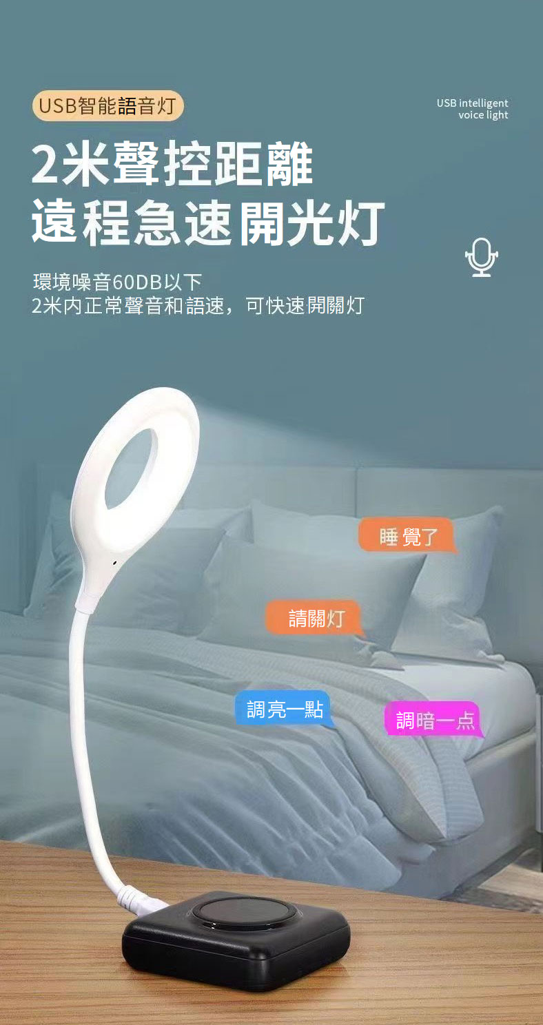 USB智能語音燈