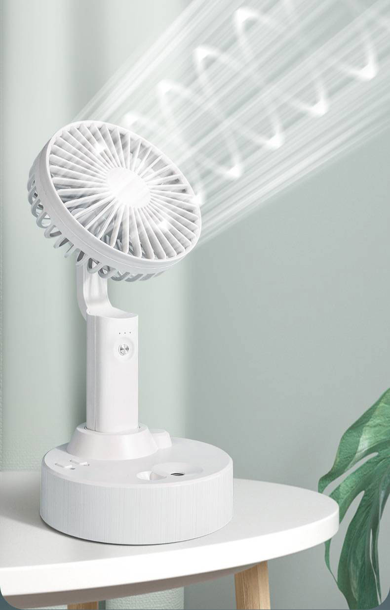 輕巧充電型無聲涼風扇