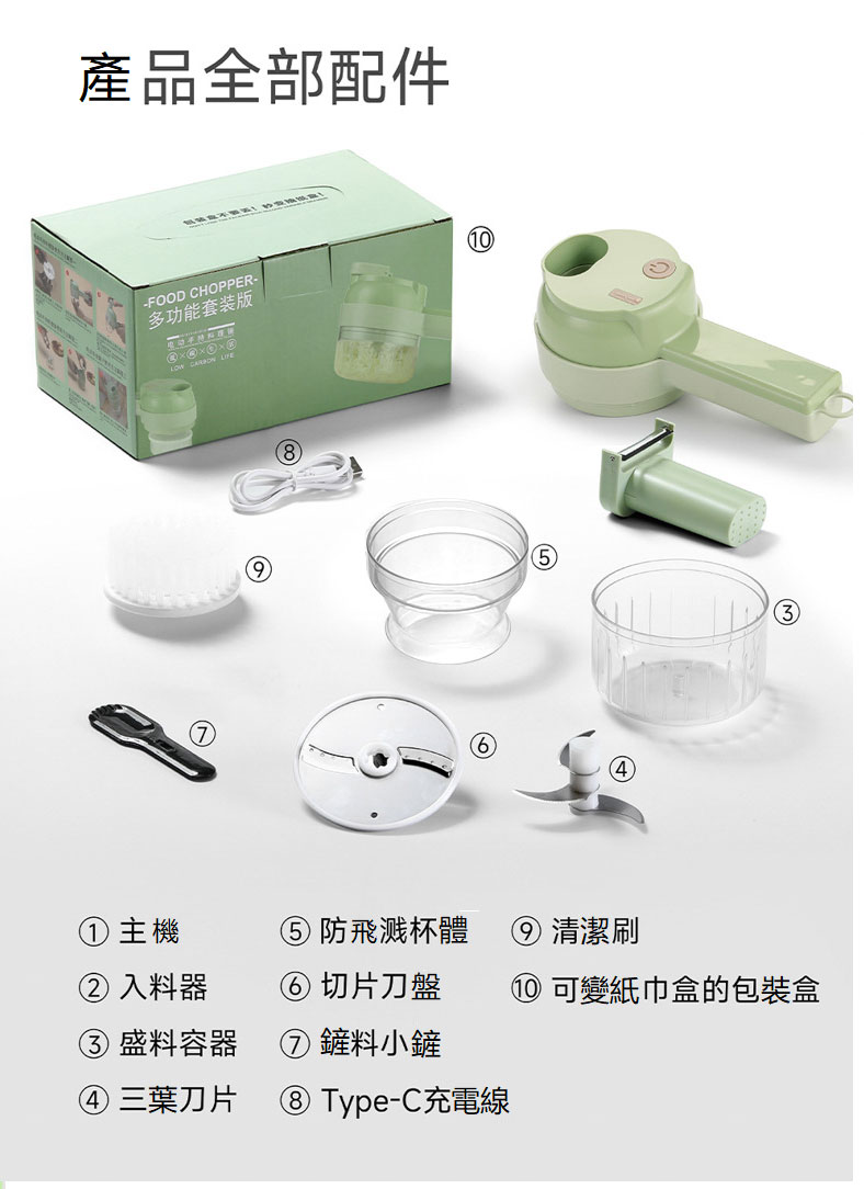 龍捲風電動切片機