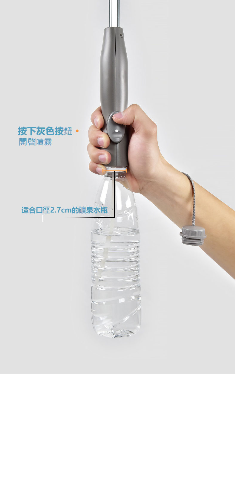 黑膠防曬噴霧涼風傘